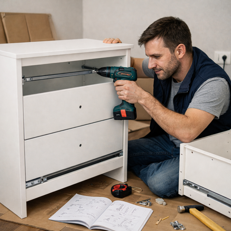 Сборка комода, тумбы